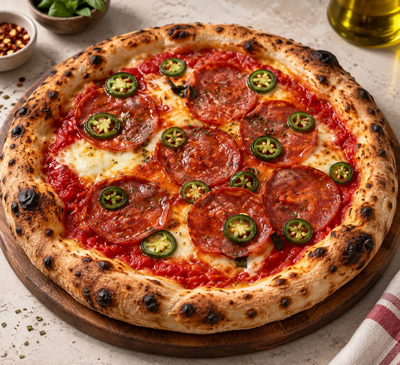 NY Diavola pizza from Castelli Mercato - Italian food delivery to Maple Lane, Hamilton, ON