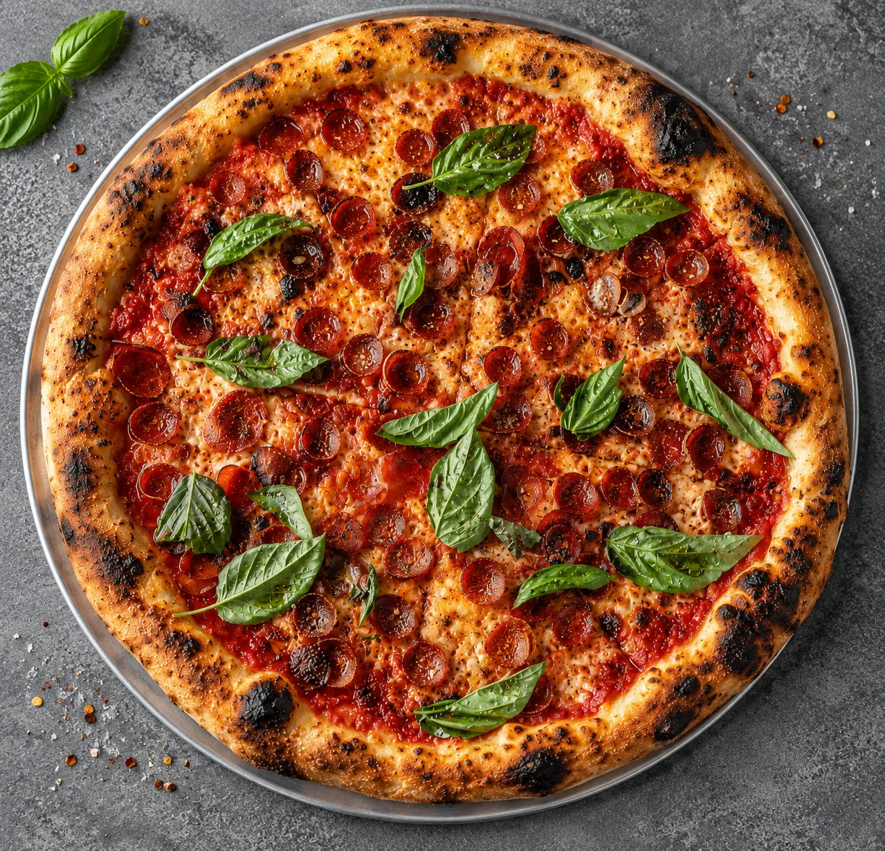 NY Pepperoni Pizza from Castelli Mercato - Italian food delivery to Maple Lane, Hamilton, ON